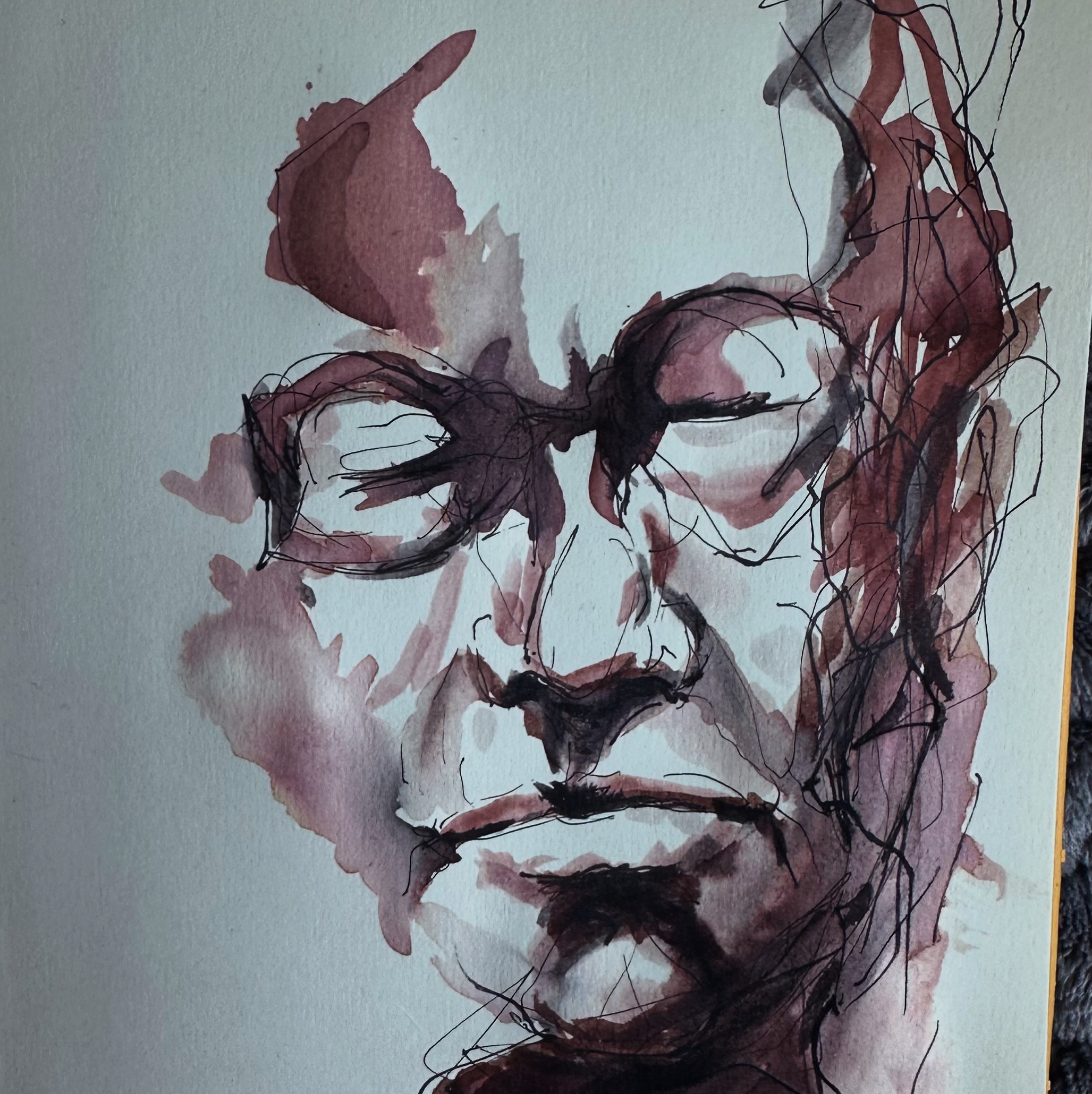 Portrait in Burgundy