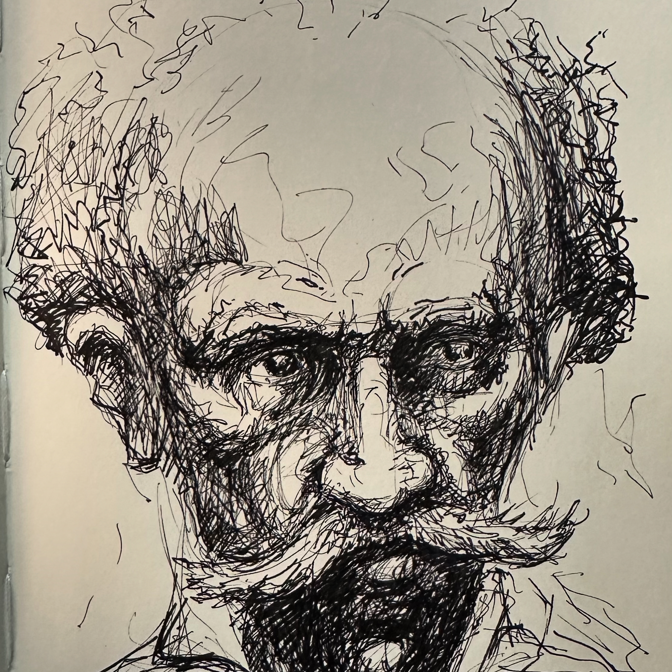 Old Man with Mustache